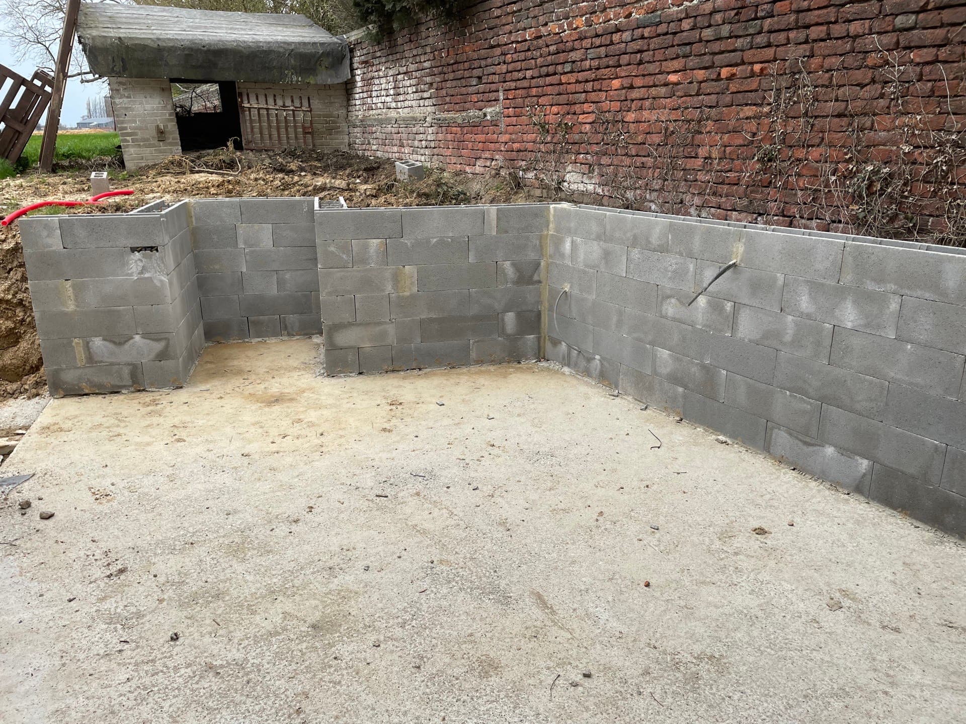 Rénovation ferme en pierre à Héron - Photo 3