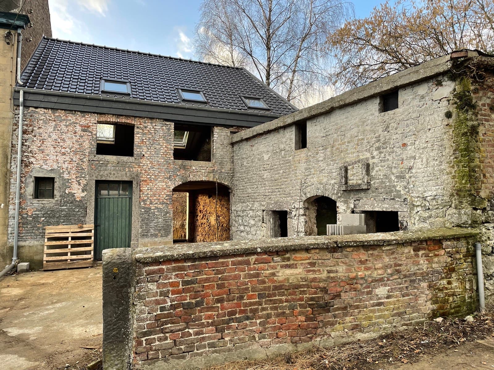 Rénovation ferme en pierre à Héron - Photo 5