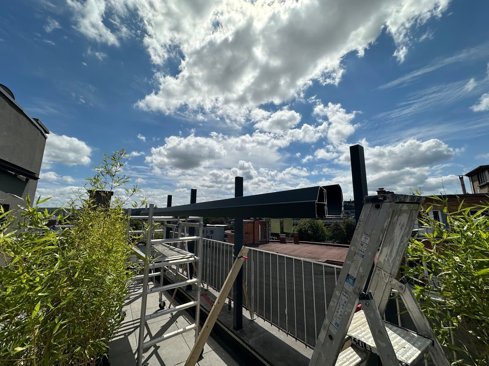 Terrasse rooftop à Liège